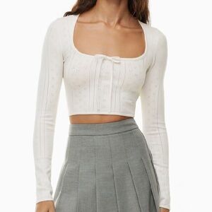 Sunday Best Butterfly Sweater in Espace